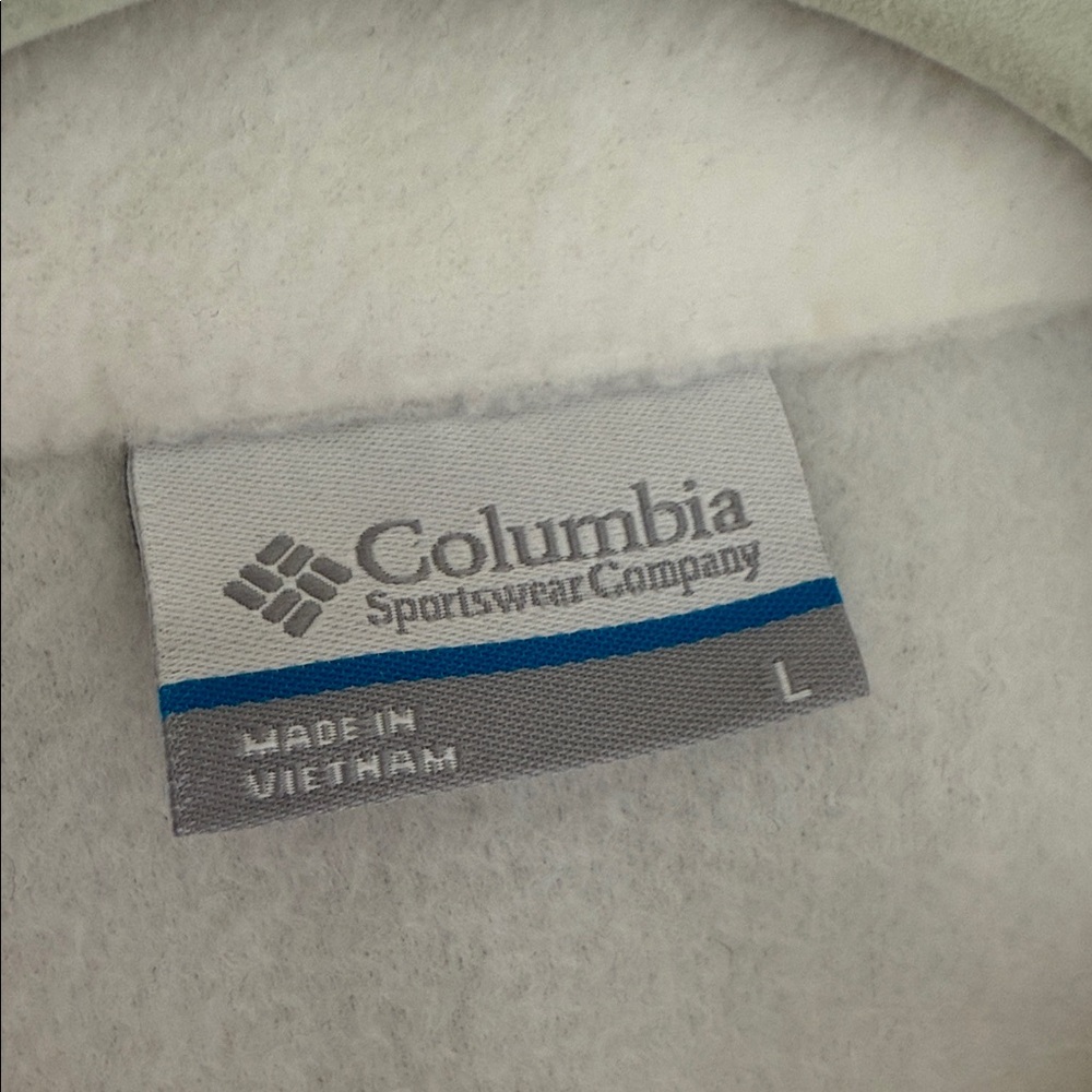 Columbia Women's Snow White Fleece Jacket Size Large - Picture 4 of 5